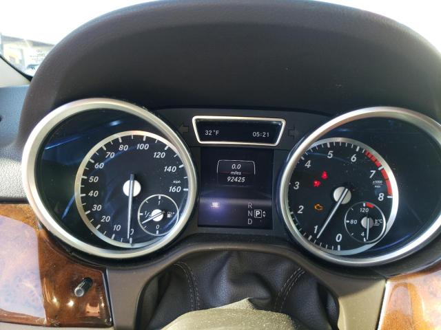 4JGDA5HB0DA264056 - 2013 MERCEDES-BENZ ML 350 4MATIC SILVER photo 9