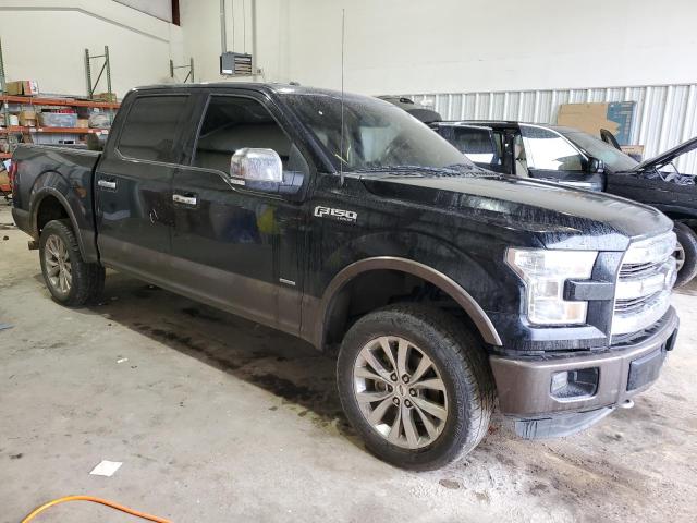 1FTEW1EP2GKF90202 - 2016 FORD F150 SUPERCREW BLACK photo 4