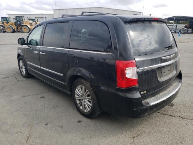 2C4RC1CG2FR739530 - 2015 CHRYSLER TOWN & COU TOURING L BLACK photo 2