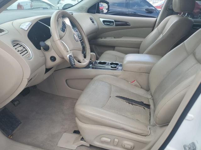 5N1AR2MM3FC718194 - 2015 NISSAN PATHFINDER S WHITE photo 7