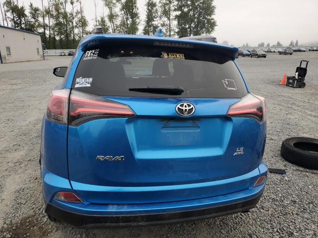 JTMBFREV7JJ197177 - 2018 TOYOTA RAV4 LE 蓝色 照片 6