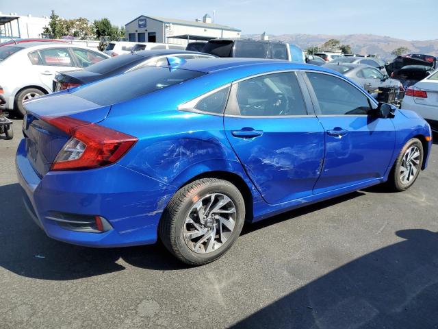 19XFC2F76JE208815 - 2018 HONDA CIVIC EX BLUE photo 3