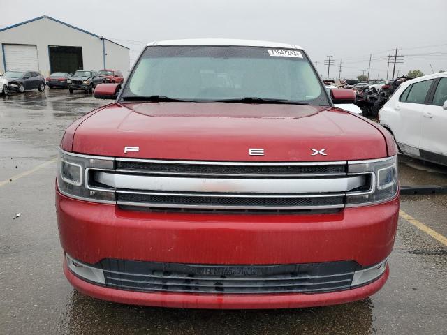 2FMHK6DTXDBD00584 - 2013 FORD FLEX LIMITED RED photo 5