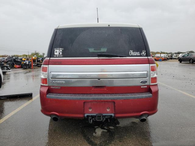 2FMHK6DTXDBD00584 - 2013 FORD FLEX LIMITED RED photo 6