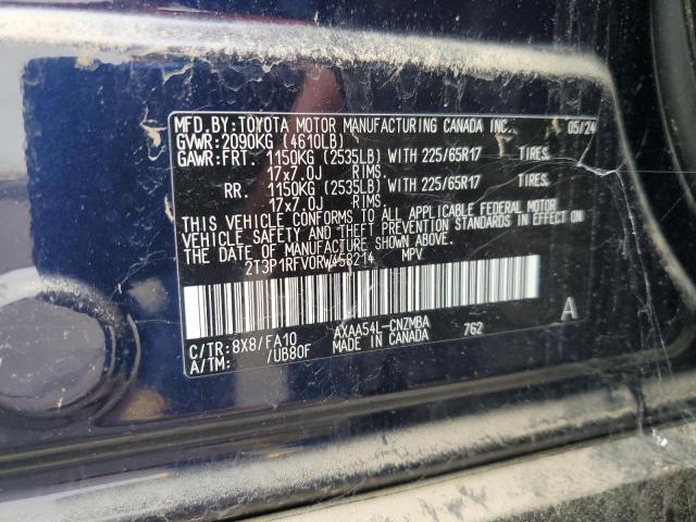 2T3P1RFV0RW458214 - 2024 TOYOTA RAV4 XLE BLUE photo 13
