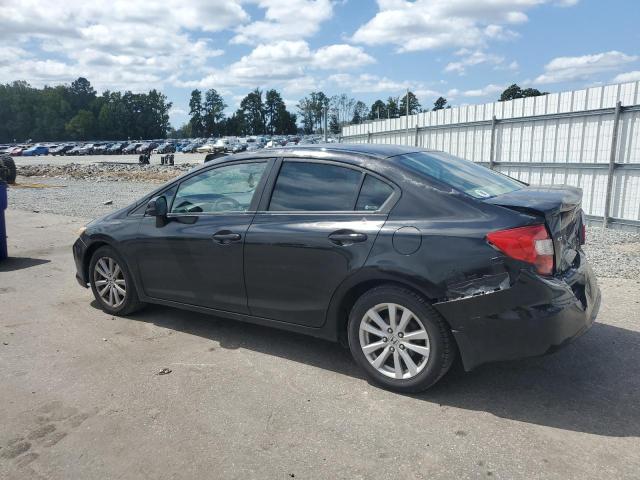 2HGFB2F83CH576163 - 2012 HONDA CIVIC EX BLACK photo 2