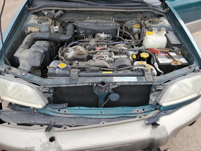 JF1SF65561G701722 - 2001 SUBARU FORESTER S GREEN photo 11