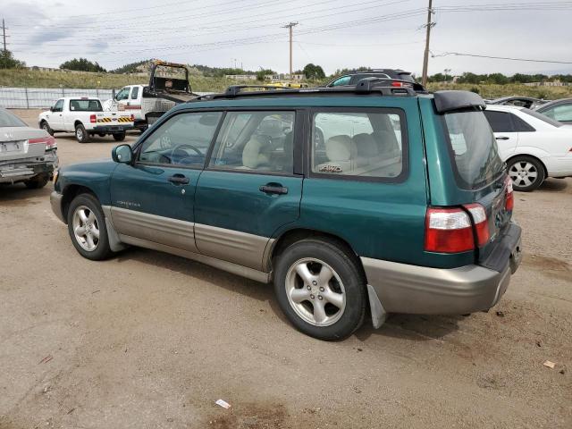 JF1SF65561G701722 - 2001 SUBARU FORESTER S GREEN photo 2