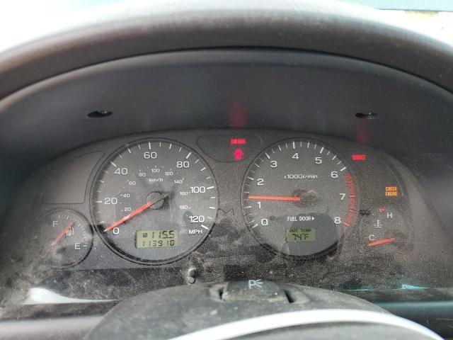 JF1SF65561G701722 - 2001 SUBARU FORESTER S GREEN photo 9