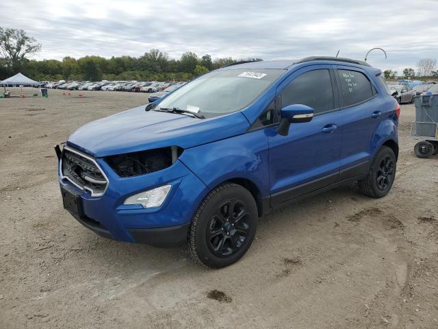 MAJ3P1TE3JC174382 - 2018 FORD ECOSPORT SE BLUE photo 1