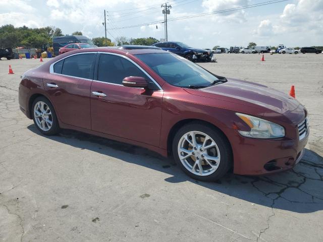 1N4AA5AP2DC817183 - 2013 NISSAN MAXIMA S 勃艮第红 照片 4