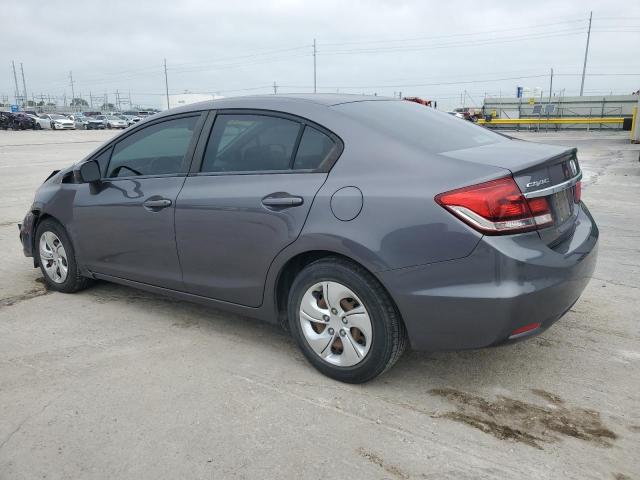 19XFB2F50EE054268 - 2014 HONDA CIVIC LX GRAY photo 2