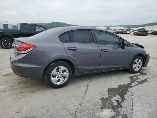 19XFB2F50EE054268 - 2014 HONDA CIVIC LX GRAY photo 3