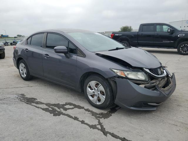 19XFB2F50EE054268 - 2014 HONDA CIVIC LX GRAY photo 4