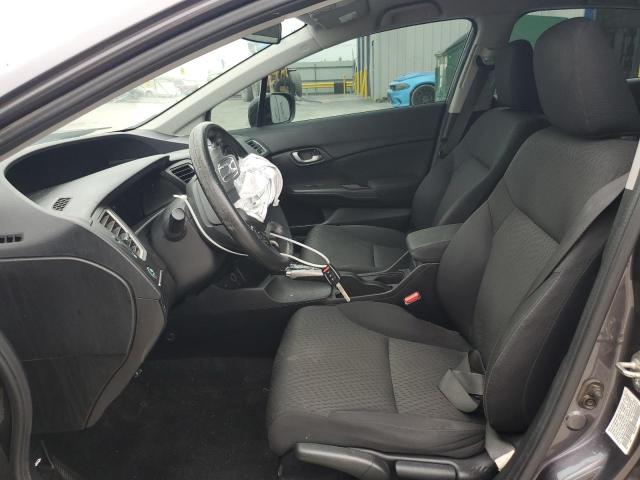 19XFB2F50EE054268 - 2014 HONDA CIVIC LX GRAY photo 7