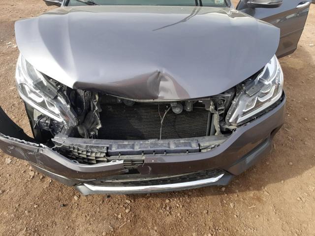 1HGCR3F88GA007575 - 2016 HONDA ACCORD EXL GRAY photo 11