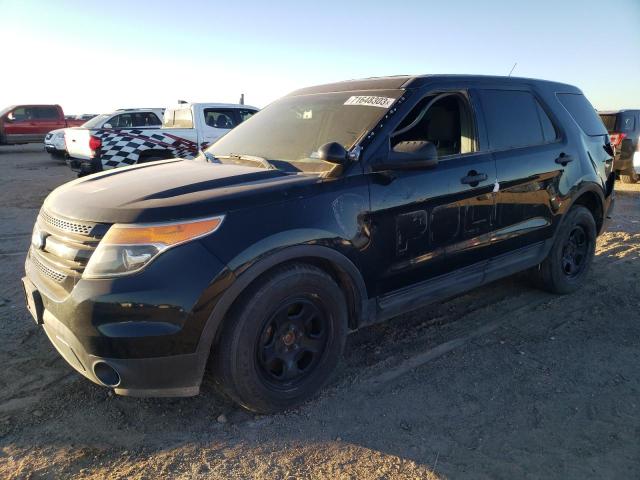 1FM5K8AR6DGC40433 - 2013 FORD EXPLORER POLICE INTERCEPTOR BLACK photo 1