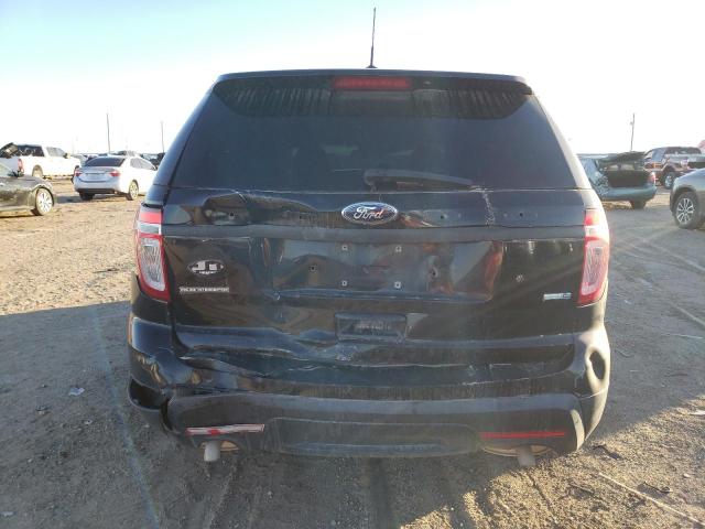 1FM5K8AR6DGC40433 - 2013 FORD EXPLORER POLICE INTERCEPTOR BLACK photo 6