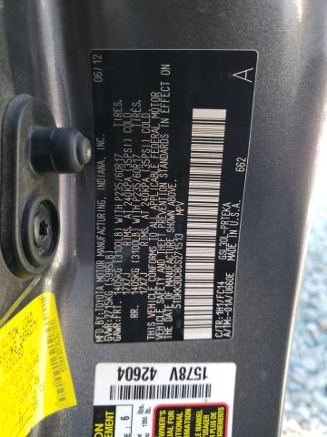 5TDKK3DC8CS271513 - 2012 TOYOTA SIENNA LE TAN photo 13