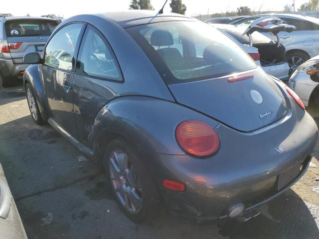 3VWFE21C93M418409 - 2003 VOLKSWAGEN NEW BEETLE TURBO S GRAY photo 2