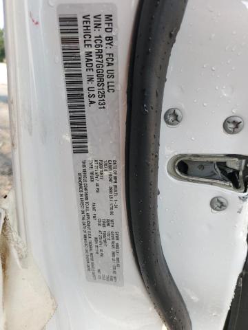 1C6RR7GG0RS125131 - 2024 RAM 1500 CLASS SLT Білий фото 12