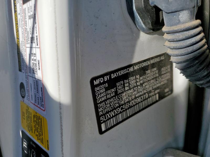 5UXWX9C56H0D96319 - 2017 BMW X3 XDRIVE28I WHITE photo 14