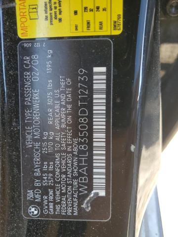 WBAHL83508DT12739 - 2008 BMW ALPINA B7 I BLACK photo 12