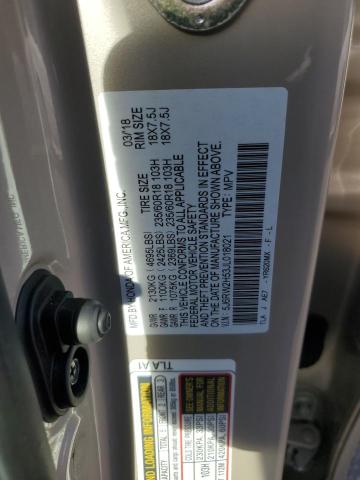 5J6RW2H53JL018021 - 2018 HONDA CR-V EX TAN photo 12