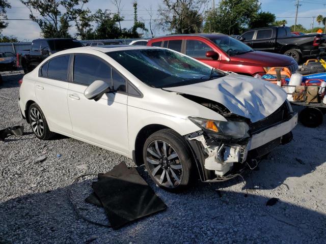 19XFB2F95FE066761 - 2015 HONDA CIVIC EXL WHITE photo 4
