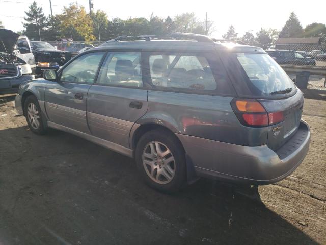 4S3BH675127622378 - 2002 SUBARU LEGACY OUTBACK AWP 绿色 照片 2