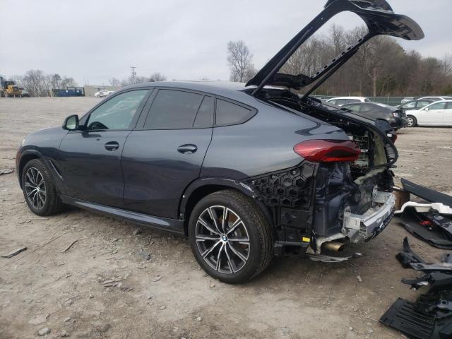 5UXCY4C06L9C57691 - 2020 BMW X6 SDRIVE 40I GRAY photo 2