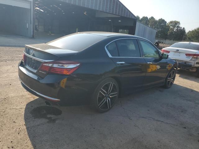 1HGCR2F5XGA229020 - 2016 HONDA ACCORD SPORT შავი ფოტო 3