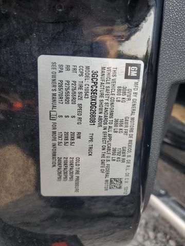 3GCPCSE0XDG268081 - 2013 CHEVROLET SILVERADO C1500 LT 黑色 照片 12