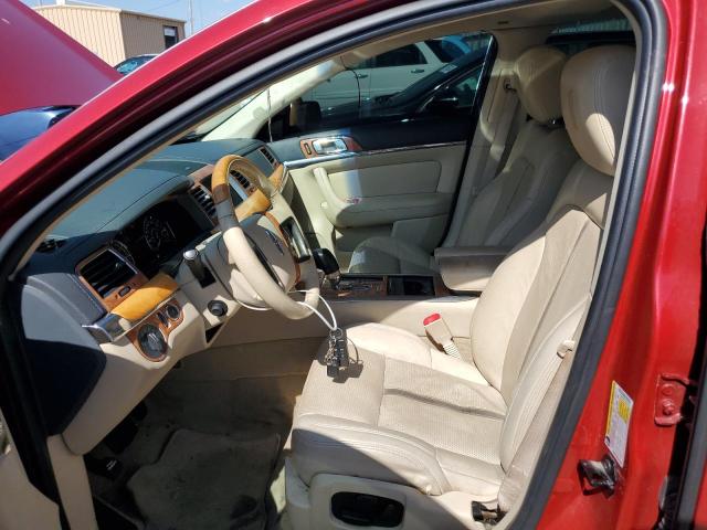 1LNHM94R19G631828 - 2009 LINCOLN MKS Qırmızı foto 7