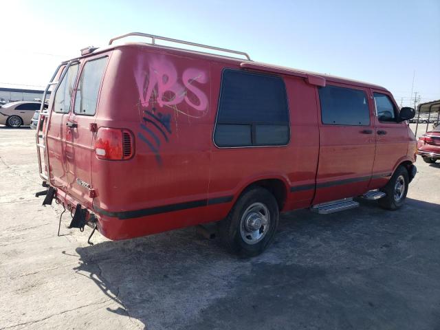 2B7KB31Z3YK151717 - 2000 DODGE RAM VAN B3500 RED photo 3