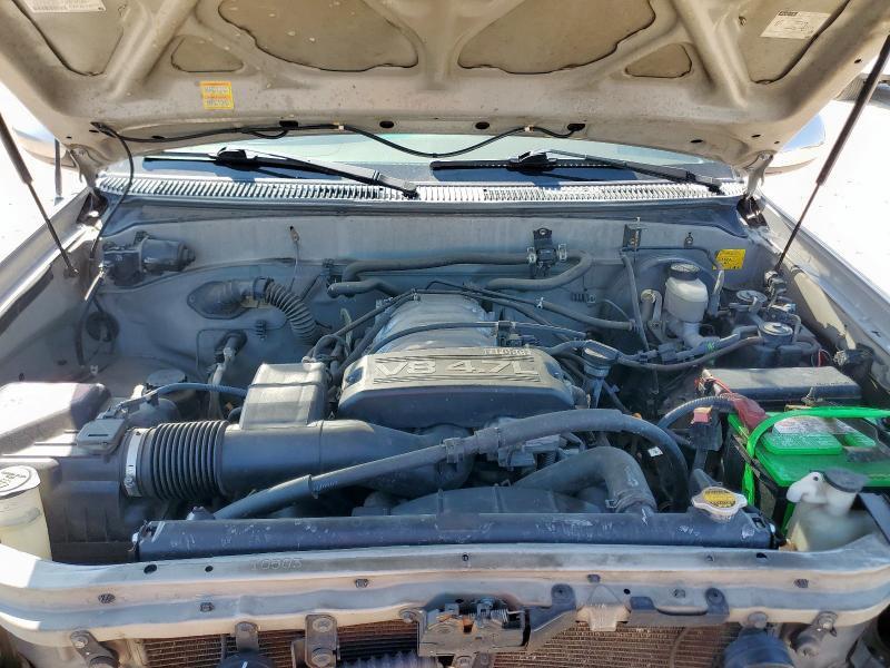 5TBRT34111S203912 - 2001 TOYOTA TUNDRA ACCESS CAB Gris photo 11