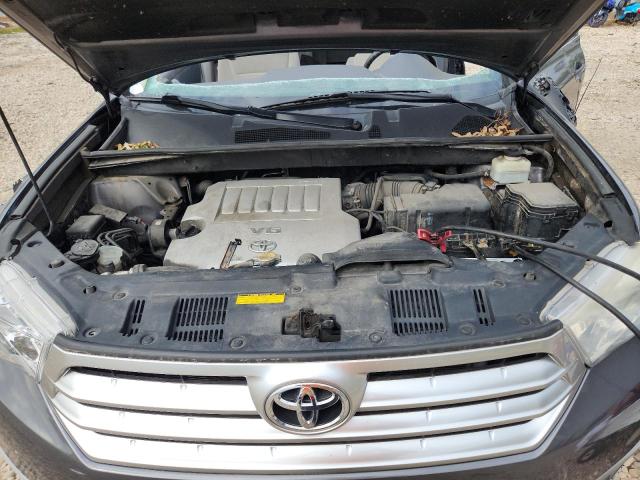 5TDBK3EH1DS265886 - 2013 TOYOTA HIGHLANDER BASE Szary zdjęcie 12