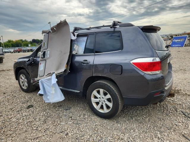 5TDBK3EH1DS265886 - 2013 TOYOTA HIGHLANDER BASE Szary zdjęcie 2