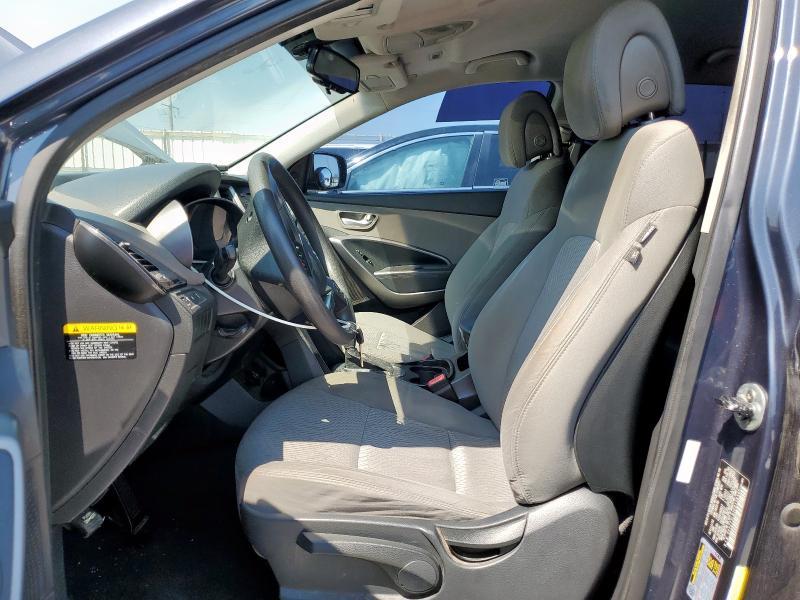 5XYZT3LBXEG136540 - 2014 HYUNDAI SANTA FE S BLUE photo 7