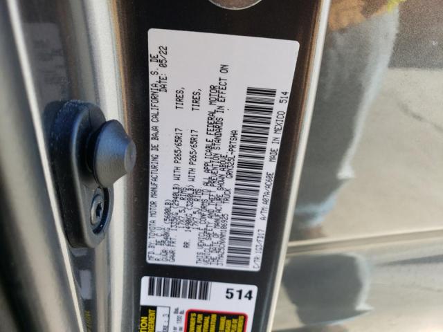 3TMAZ5CNXNM186925 - 2022 TOYOTA TACOMA DOUBLE CAB 石墨色 照片 12