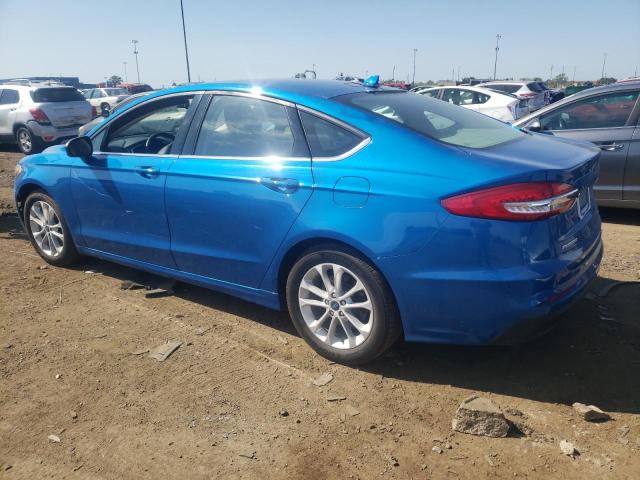 3FA6P0HD5LR147034 - 2020 FORD FUSION SE BLUE photo 2