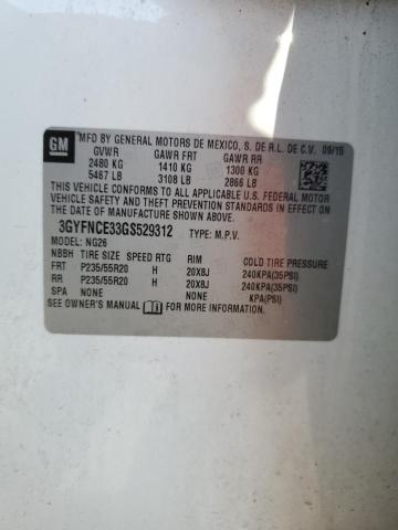 3GYFNCE33GS529312 - 2016 CADILLAC SRX PERFORMANCE COLLECTION Blanc photo 13