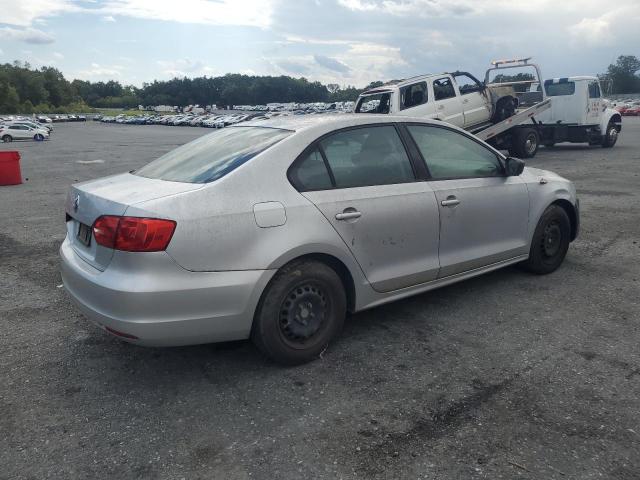 3VW2K7AJXEM406260 - 2014 VOLKSWAGEN JETTA BASE SILVER photo 3