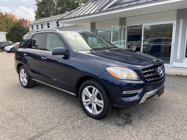4JGDA5HB8FA521015 - 2015 MERCEDES-BENZ ML 350 4MATIC BLUE photo 1
