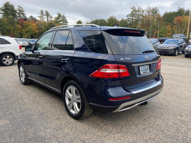 4JGDA5HB8FA521015 - 2015 MERCEDES-BENZ ML 350 4MATIC BLUE photo 3