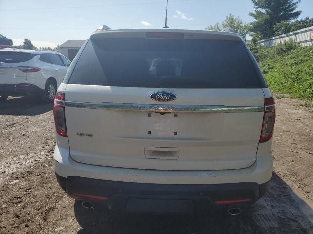 1FM5K8F81DGB47237 - 2013 FORD EXPLORER LIMITED Білий фото 6