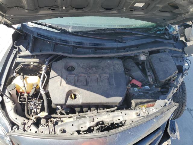 2T1BU4EE9CC848641 - 2012 TOYOTA COROLLA BASE Сұр фото 11