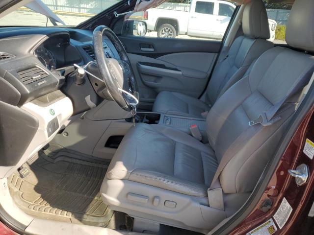 5J6RM4H70DL055230 - 2013 HONDA CR-V EXL 勃艮第红 照片 7