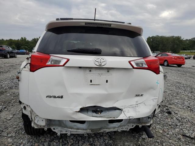 JTMWFREVXDD025374 - 2013 TOYOTA RAV4 XLE WHITE photo 6