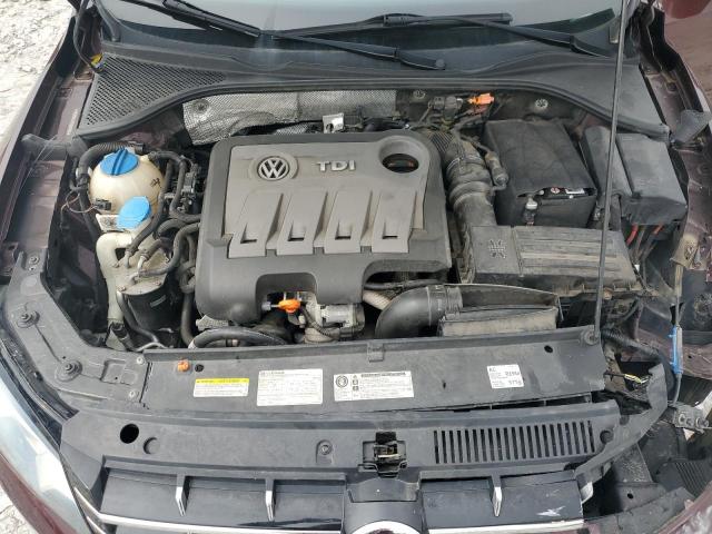 1VWCN7A37DC001552 - 2013 VOLKSWAGEN PASSAT SEL Bordeaux photo 11